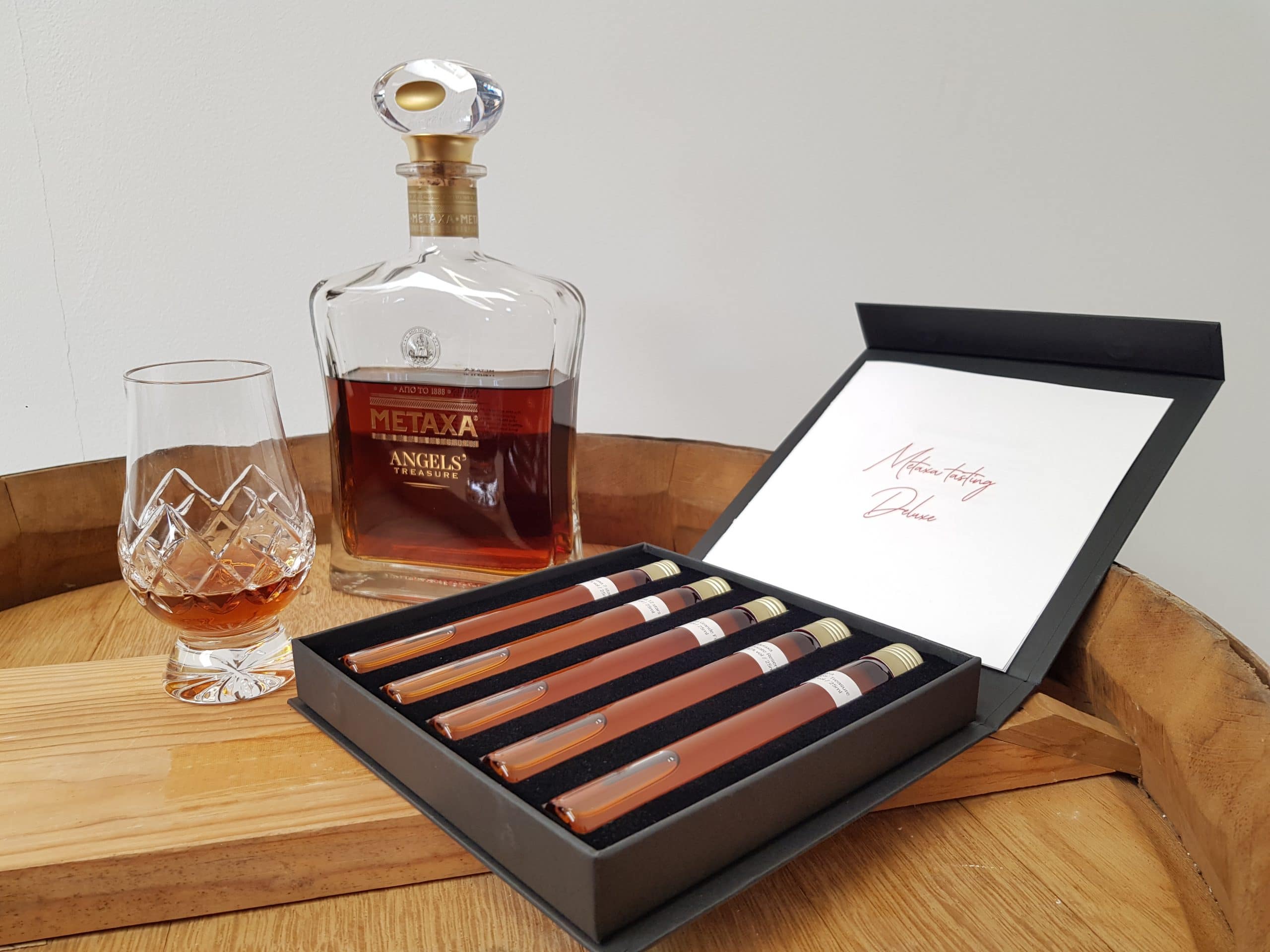 Metaxa Proefpakket Deluxe - 5 tubes - Luxe cadeaubox