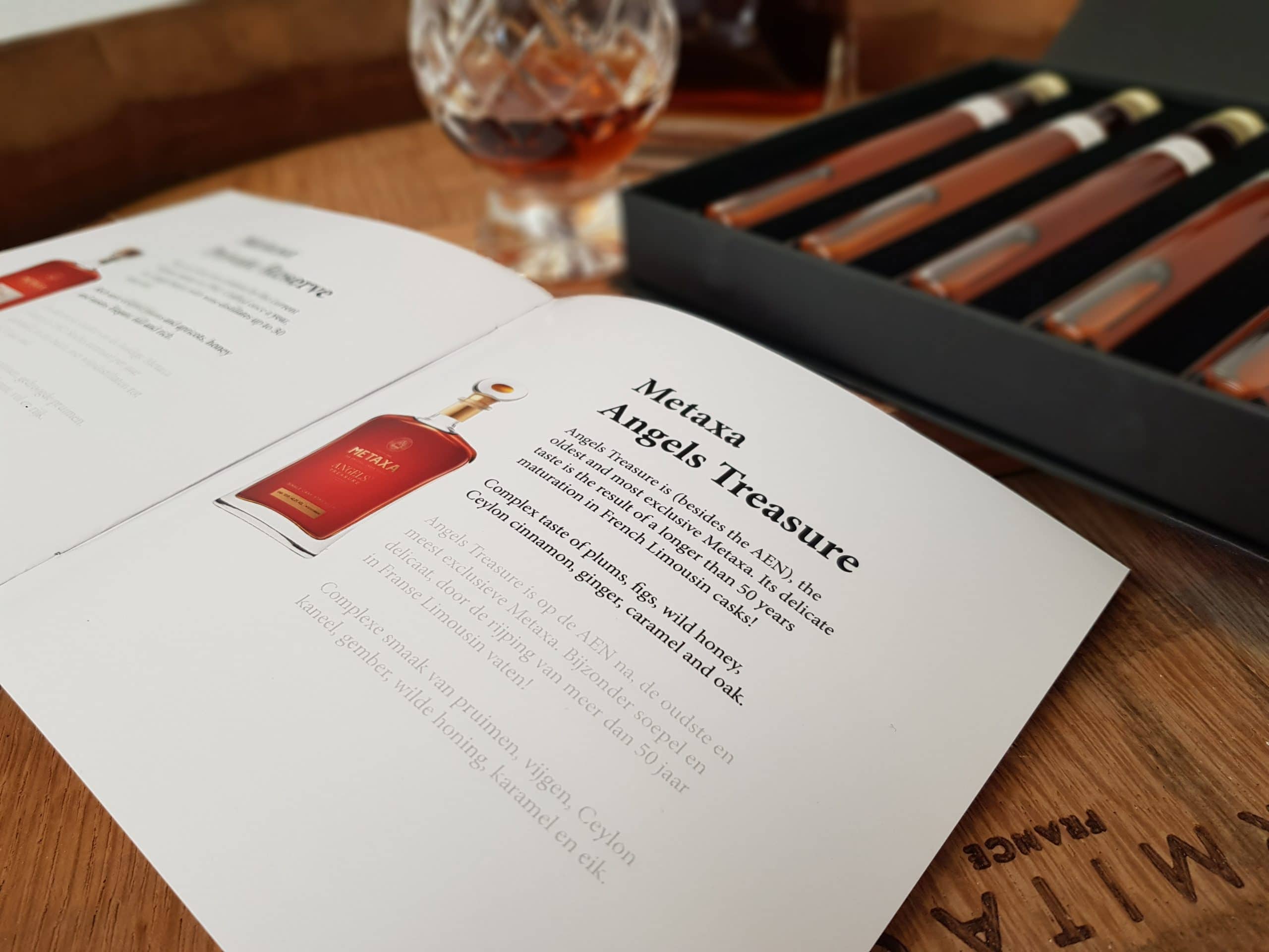 Metaxa Proefpakket Deluxe - 5 tubes - Luxe cadeaubox