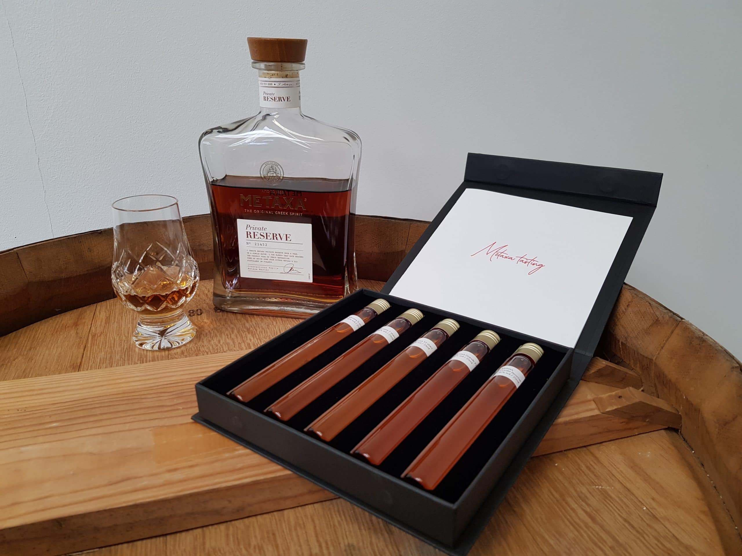 Metaxa Proefpakket - 5 tubes - Luxe cadeaubox