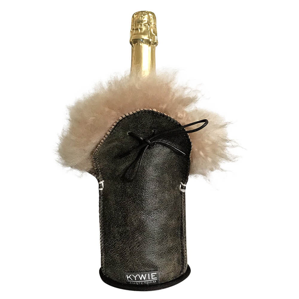 KYWIE Champagne Wijnkoeler van Texelse wol