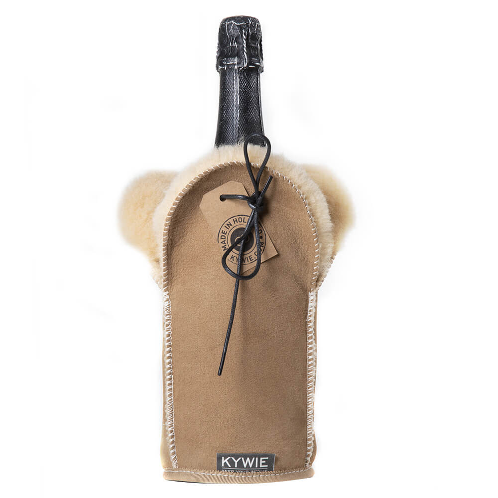 KYWIE Champagne Wijnkoeler van Texelse wol