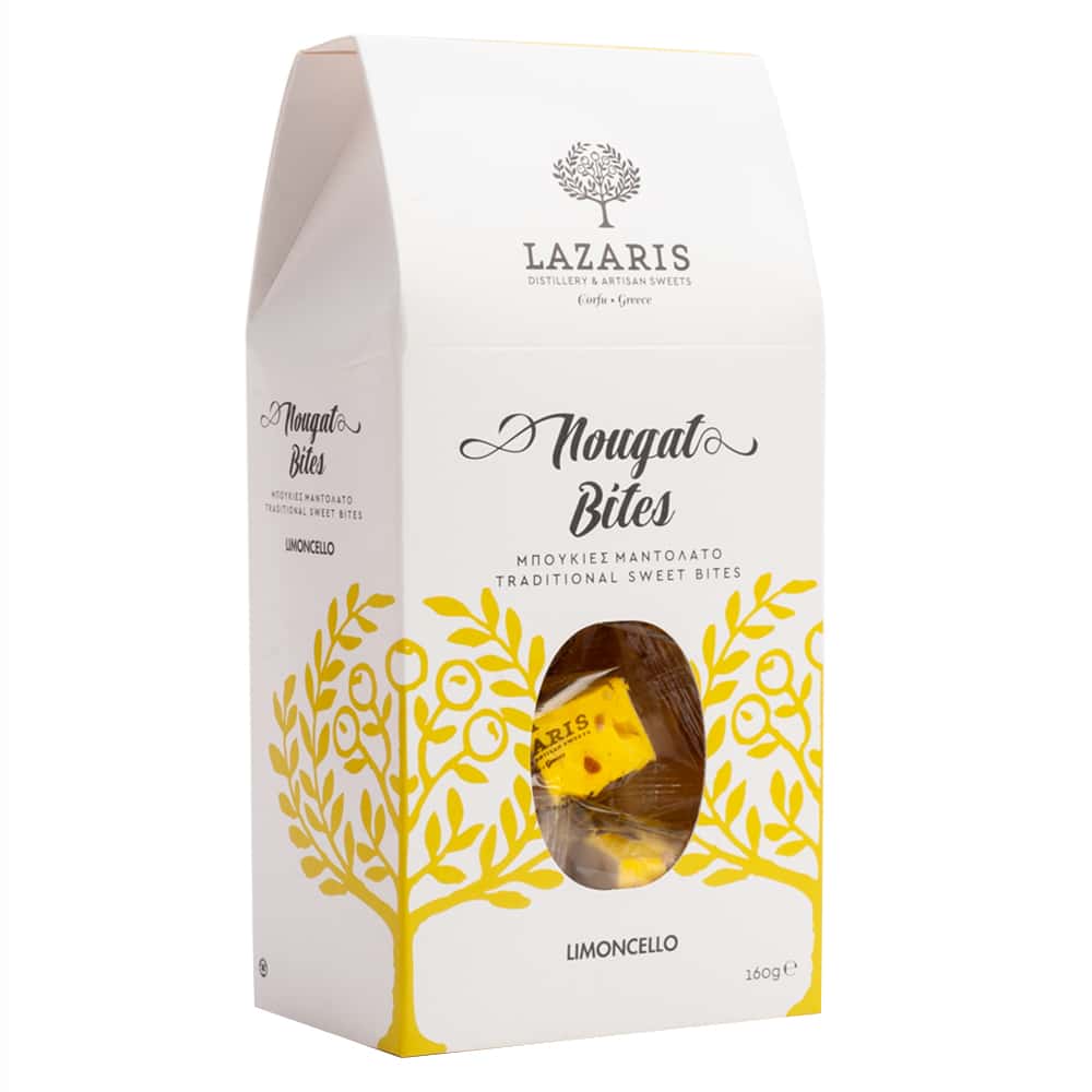Nougat Bites Limoncello - Lazaris - 160g