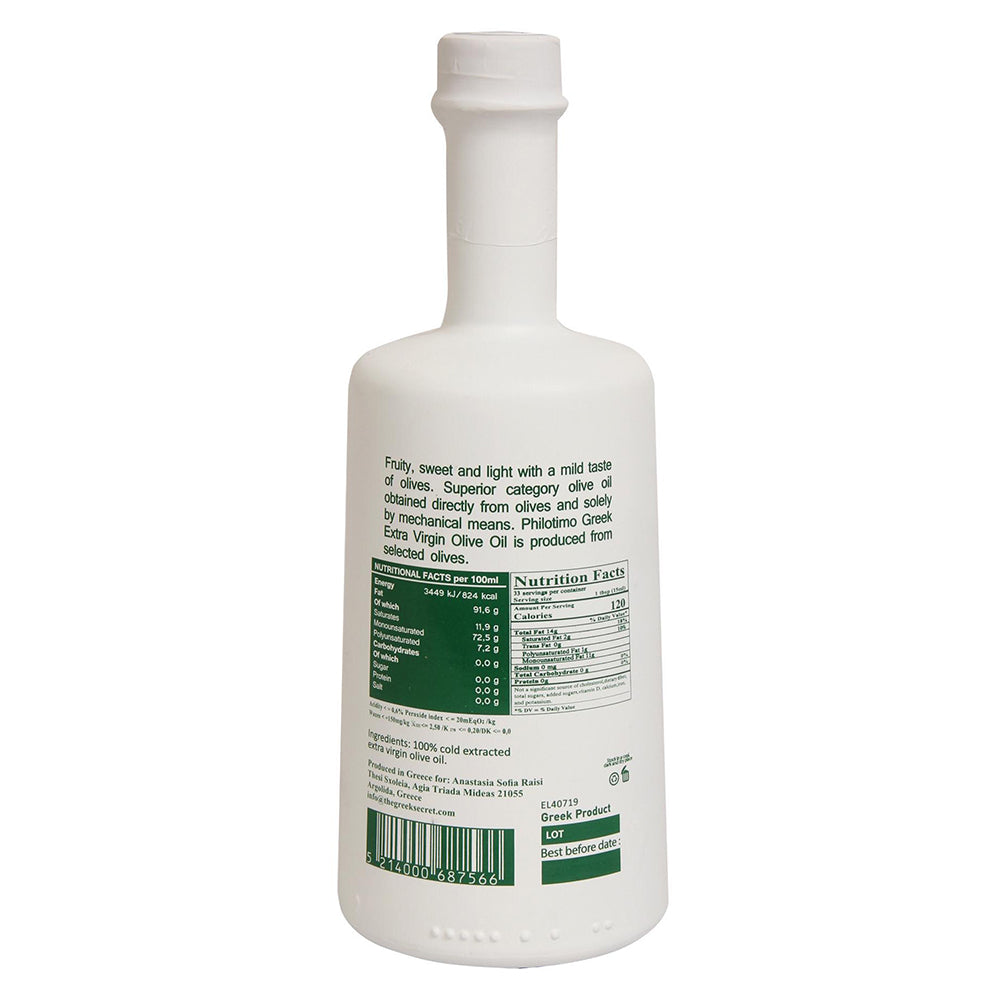 Philotimo Agoureleo Griekse olijfolie - Extra Vierge - Oogst Nov 2024 - 500ml