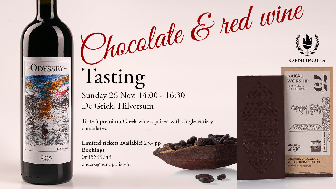 26 November 2023 - Rode wijn & Chocola Wijnproeverij