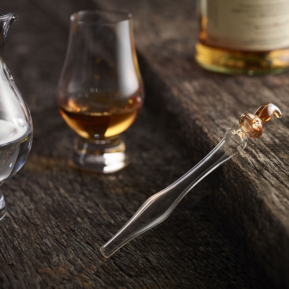 Glazen Whiskey Pipet - Angels' Share - Handgeblazen