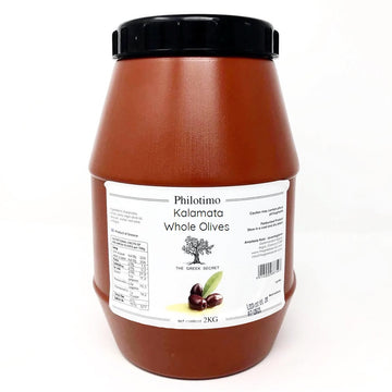 Griekse Kalamata olijven - Philotimo - Zongerijpt - 2kg