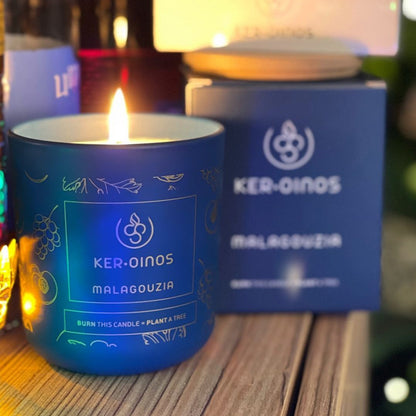 Ker-Oinos Malagouzia Wijn Geurkaars