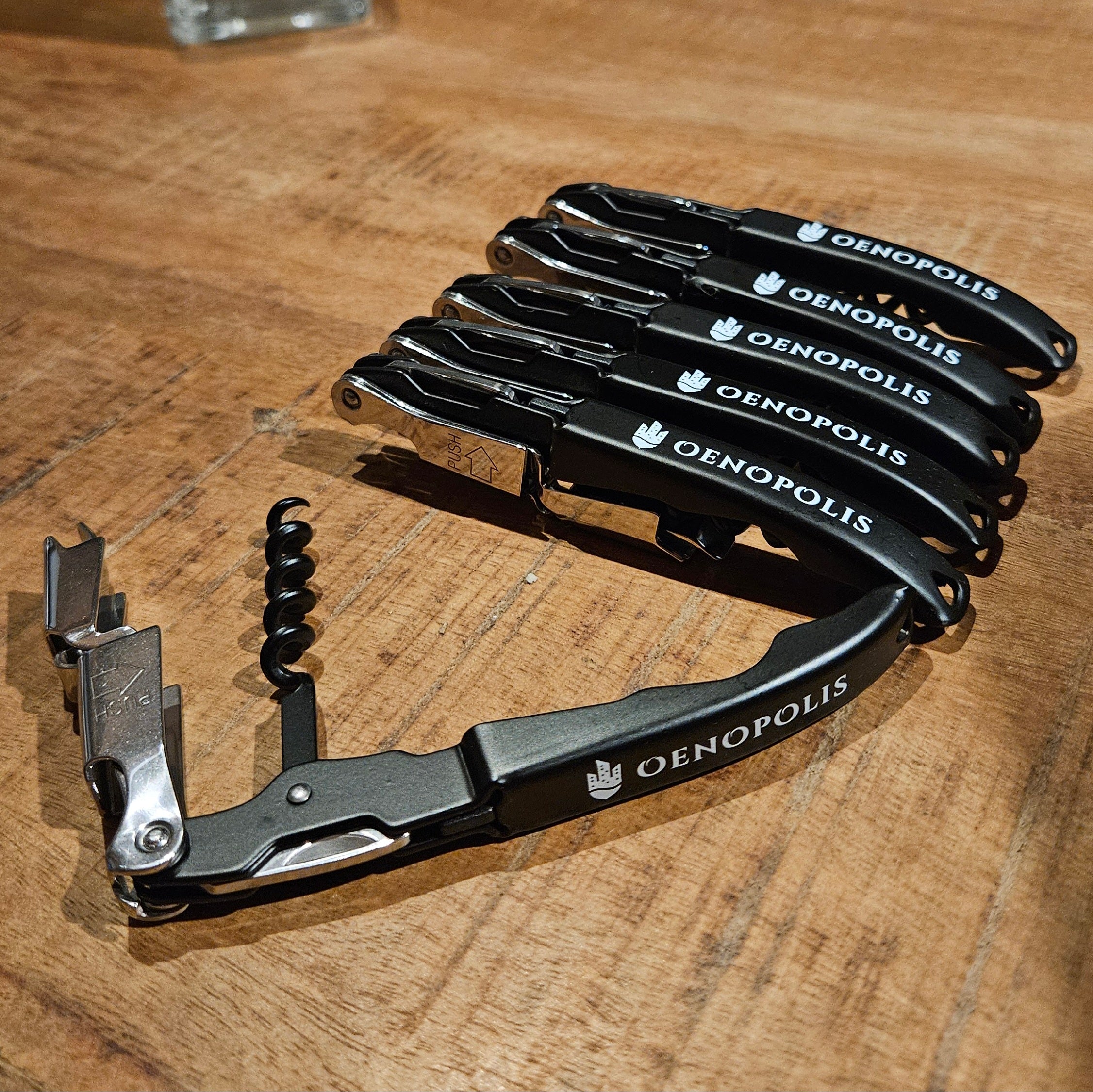 Oenopolis Coutale Sommelier Kurkentrekker Zwart