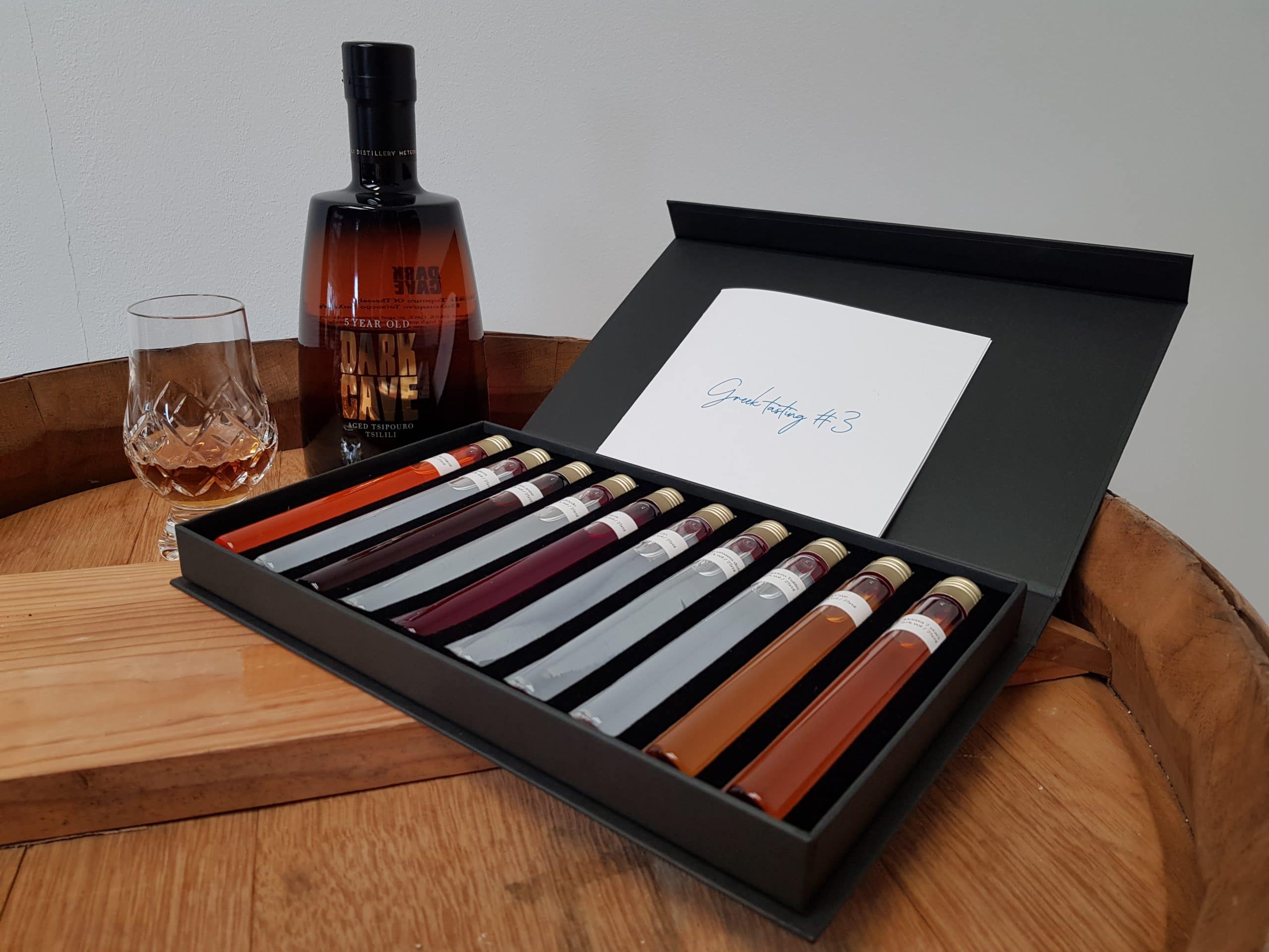 Griekse Drank Proefpakket - 10 tubes - Luxe cadeaubox