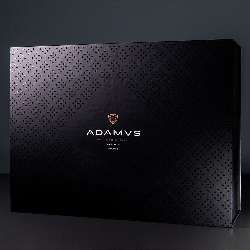 Adamus Portugese Gin - Luxe cadeauset met 2 glazen - 700ml