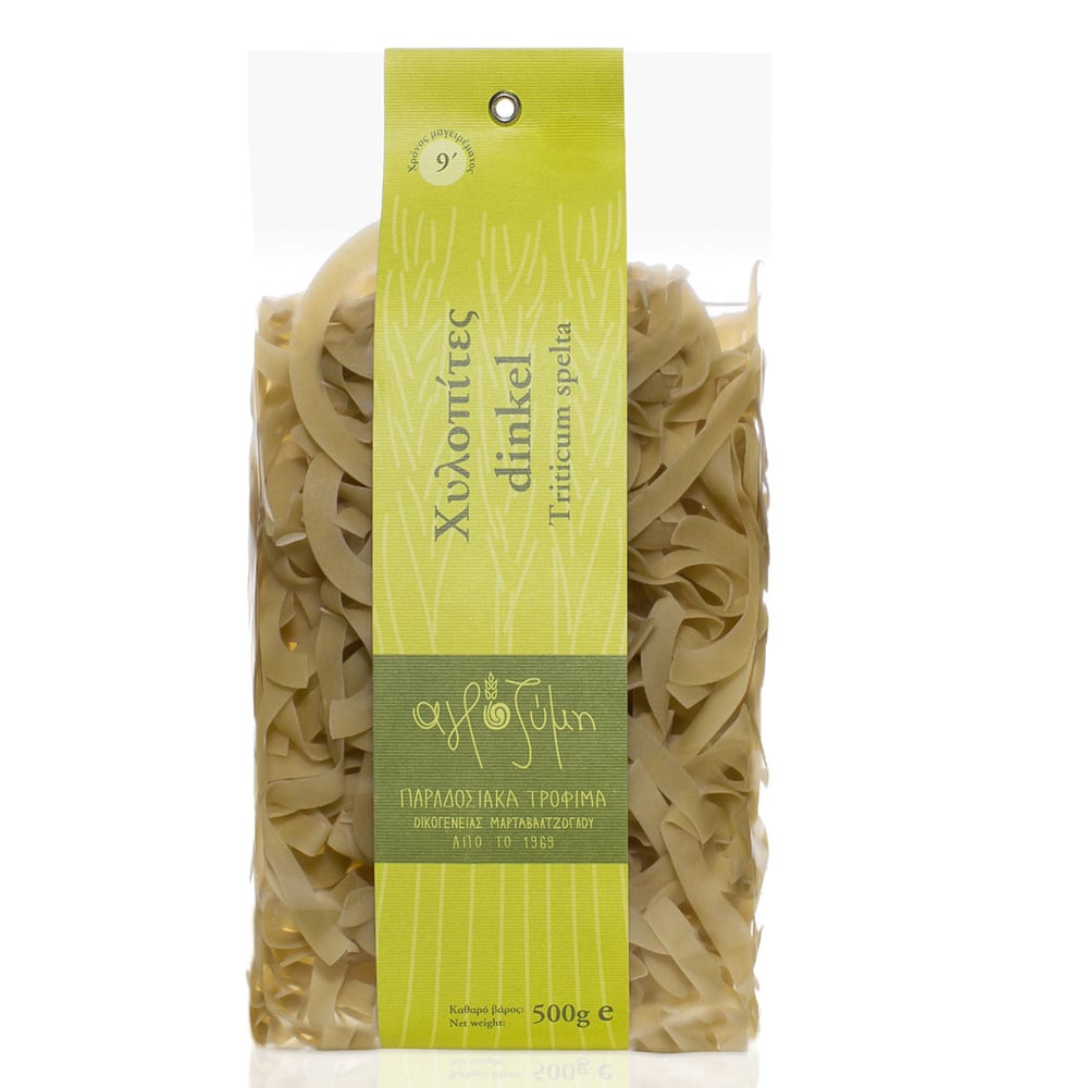 Spelt Hilopites Griekse pasta - Agrozimi - Vegan - 500g