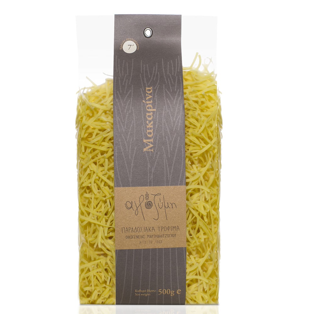 Spelt Makarina Griekse pasta uit Pontus - Agrozimi - 500g