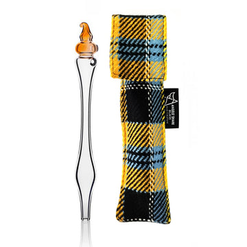 Glazen Whiskey Pipet in Luxe Harris Tweed - Angels' Share