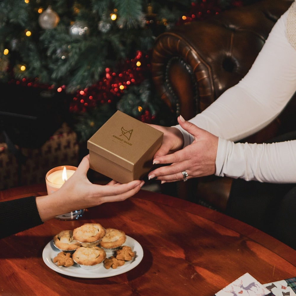 Glazen Whisky Engel - Angels' Share - Handgeblazen - Cadeaubox