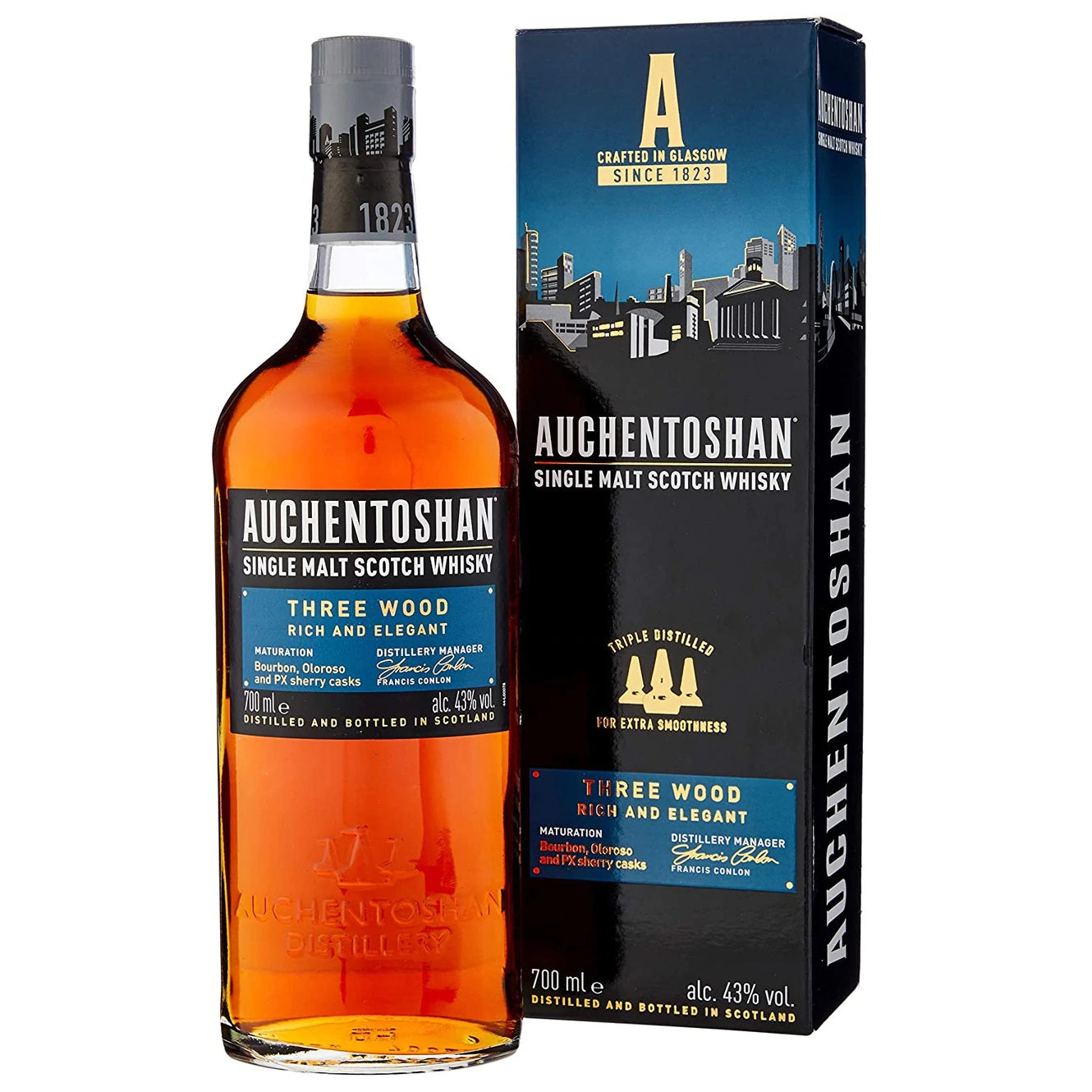 Auchentoshan Three Wood - Lowlands - Single malt whisky
