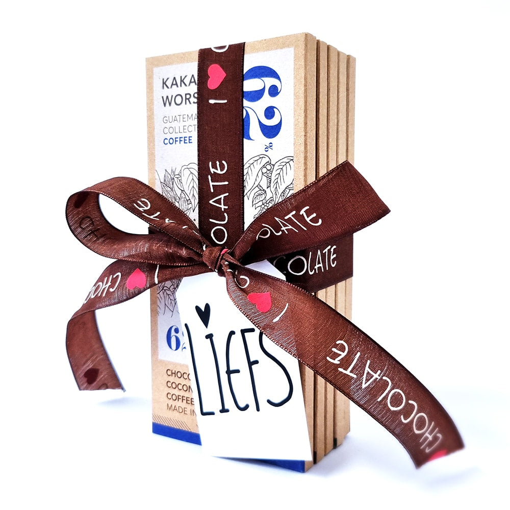 Chocolade Proefpakket - 5 repen - Puur - Vegan - Eerlijk