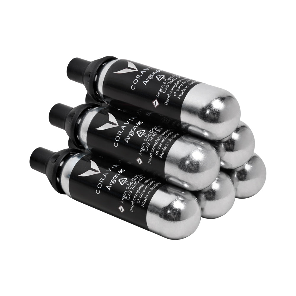 Coravin Pure Argon Capsules - 6 stuks