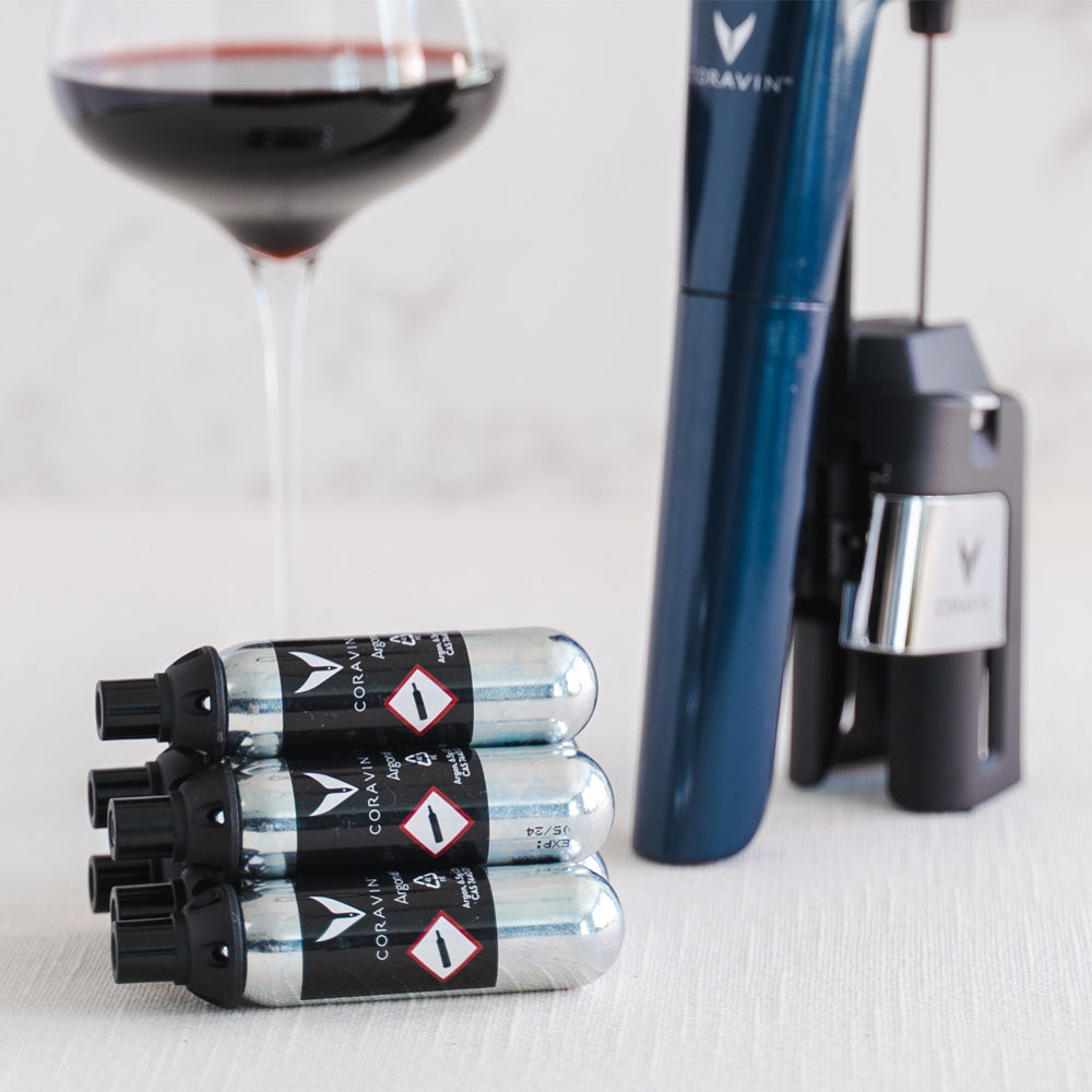 Coravin Pure Argon Capsules - 6 stuks