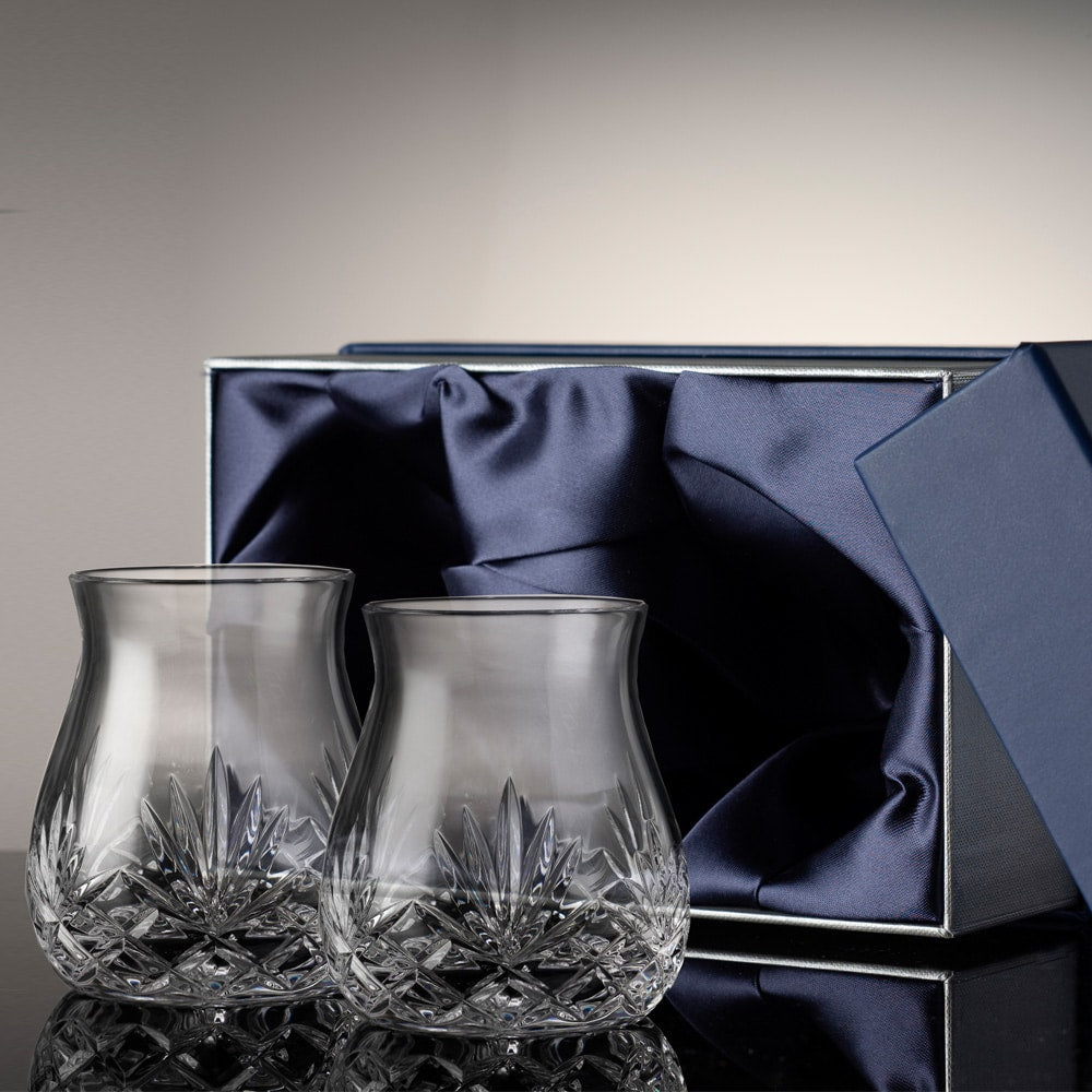 Luxe Whiskey Glazen - Glencairn Cut Tumbler - Kristal - Cadeaubox - 2 stuks
