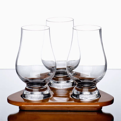 Glencairn set van 3 whiskeyglazen met onderzetter