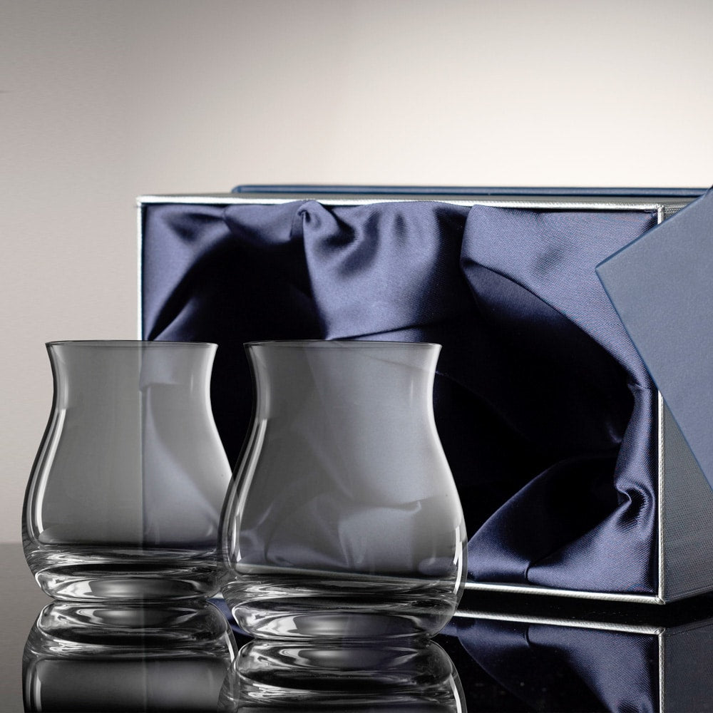 Glencairn whiskey tumbler glas luxe set van 2