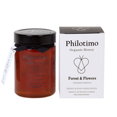 Griekse Bosbloemen Honing - Philotimo - Rauw - 450g