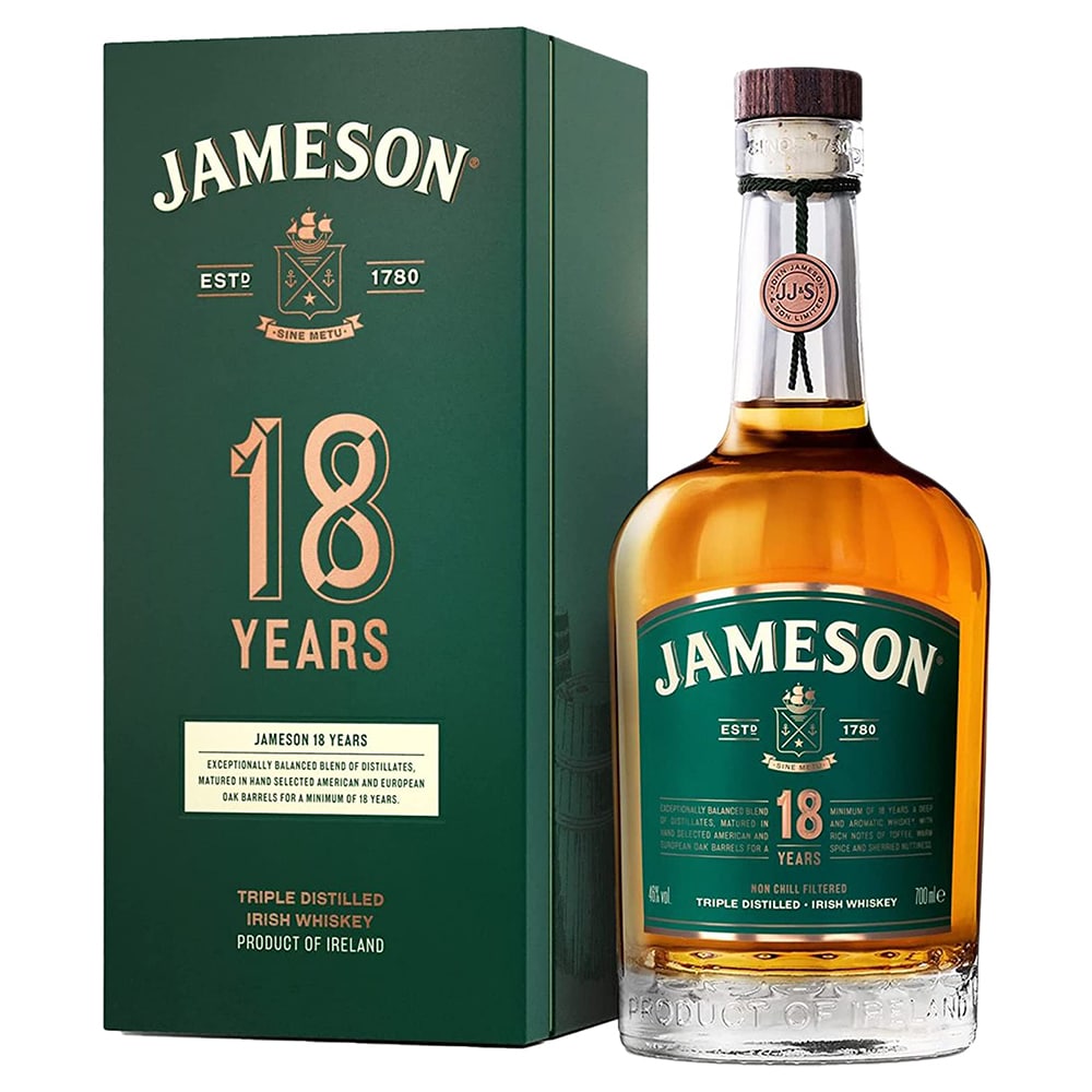 Jameson 18 years - Irish whiskey
