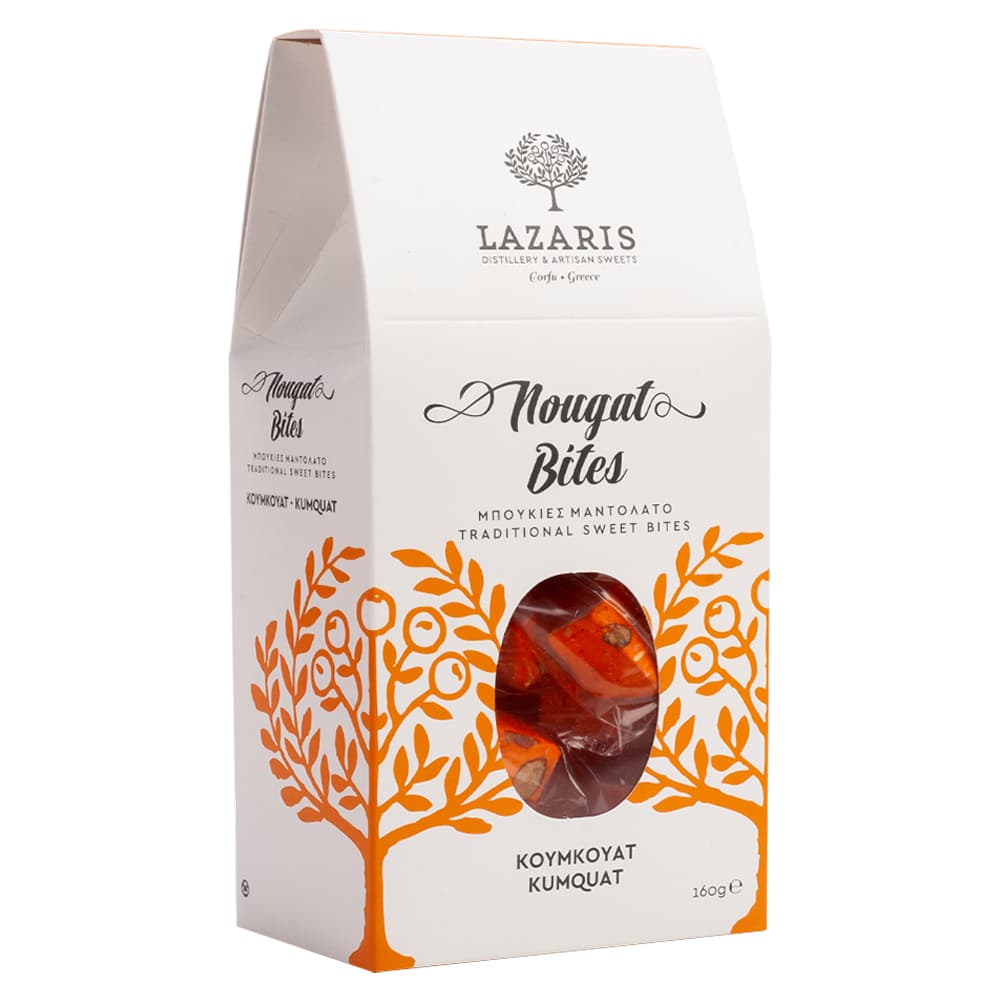 Nougat Bites Kumquat - Lazaris - 160g