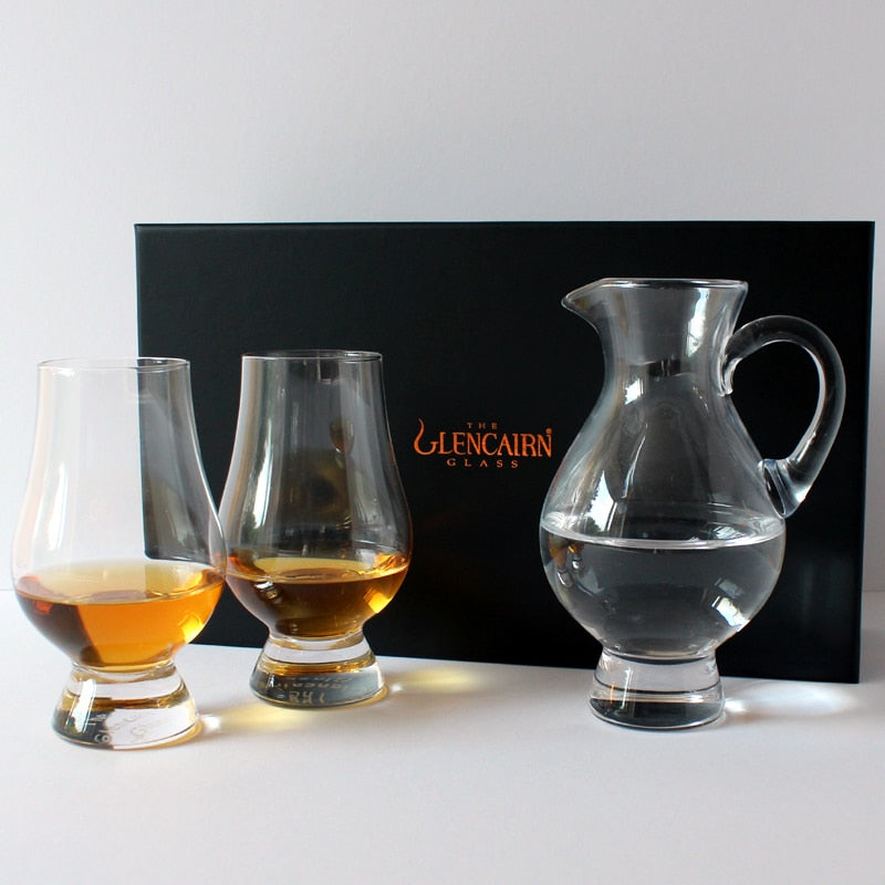 Glencairn whiskey glazen set met waterkaraf