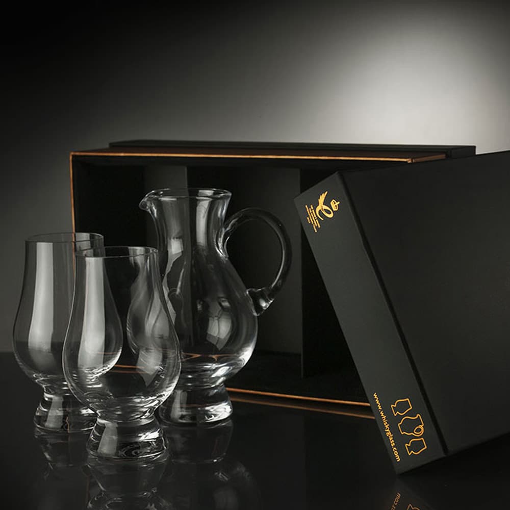 Glencairn whiskey glazen set met waterkaraf