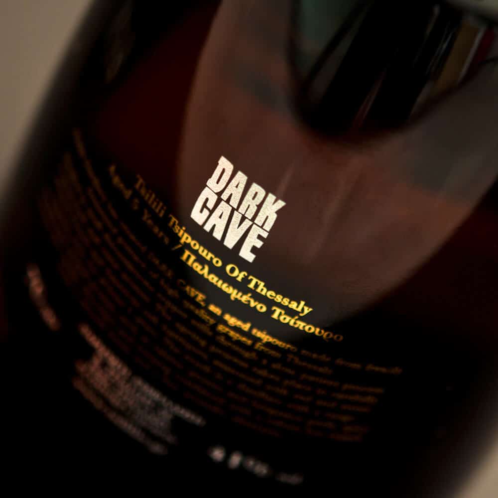 Dark Cave Aged Tsipouro - Tsililis - 5 years - 700ml