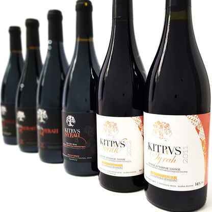 Verticale proeverij pakket Kitrus Syrah 2011-2016
