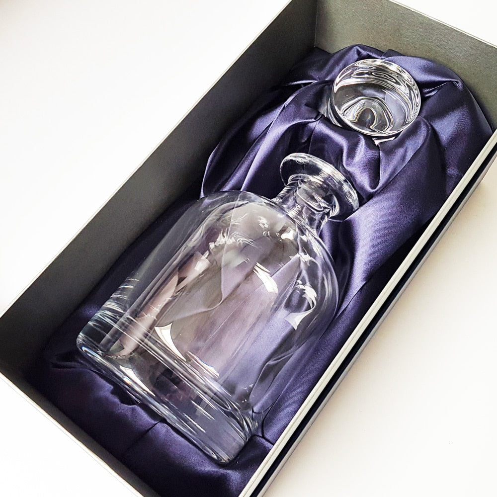 Luxe Whiskey Karaf Iona - Glencairn - Handgeblazen - Cadeau