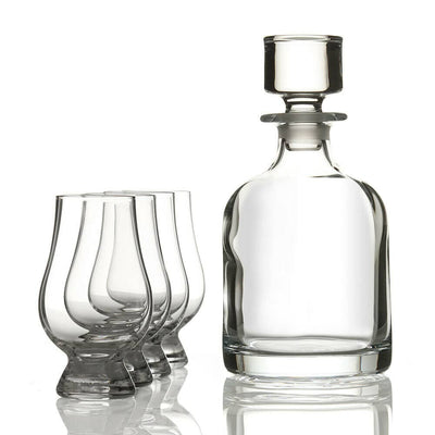 Whiskey karaf Glencairn Iona set met 4 glazen