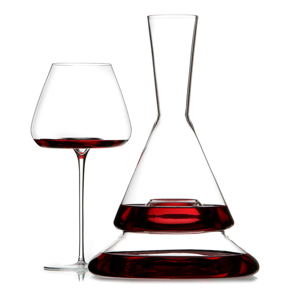 Zieher Doppio Decanteerkaraf - Handgeblazen - 1,75L