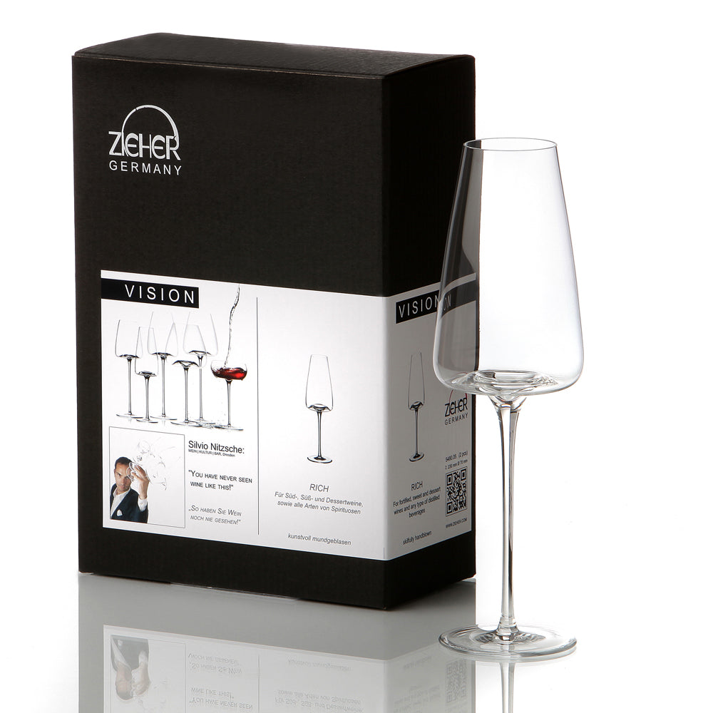 Zieher Vision Rich wijnglazen - Handgeblazen - 2 stuks
