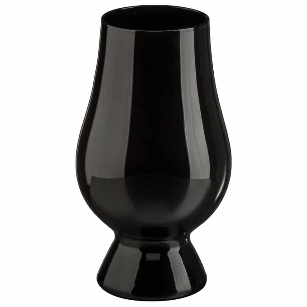 Zwarte whiskey glas Glencairn